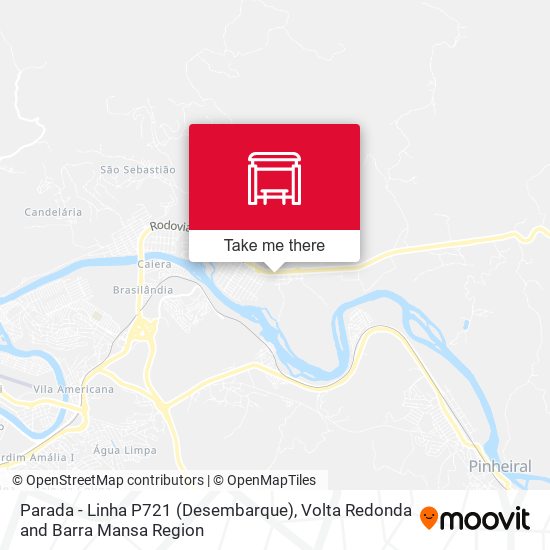 Parada - Linha P721 (Desembarque) map