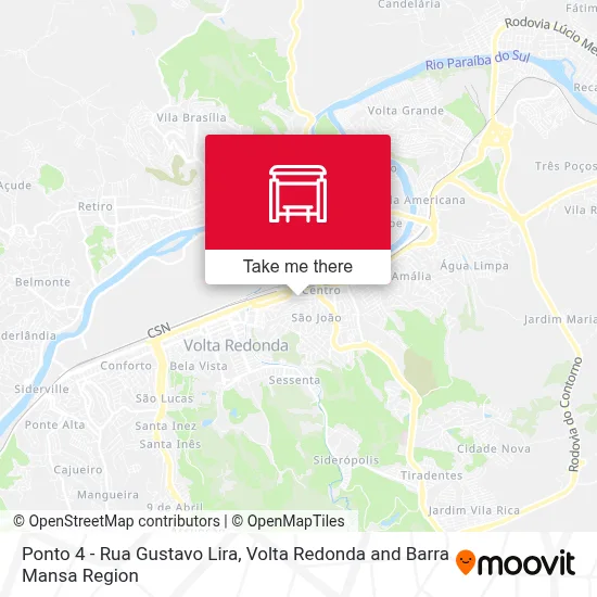 Ponto 4 - Rua Gustavo Lira map