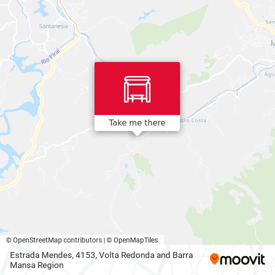 Estrada Mendes, 4153 map