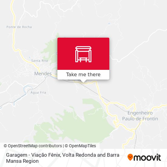 Garagem - Viação Fênix map