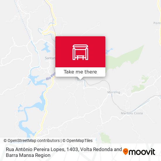 Rua Antônio Pereira Lopes, 1403 map
