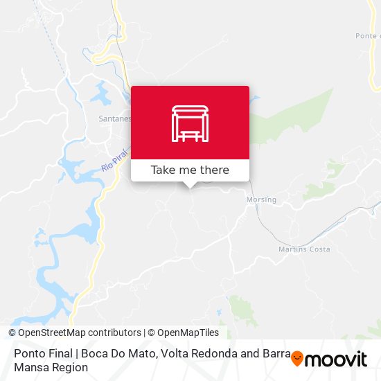 Ponto Final | Boca Do Mato map