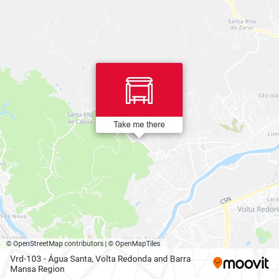 Vrd-103 - Água Santa map