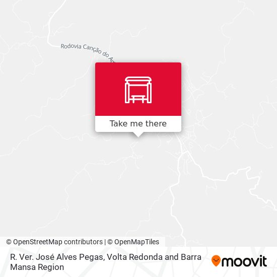 R. Ver. José Alves Pegas map