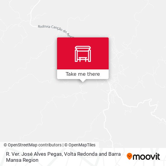 R. Ver. José Alves Pegas map