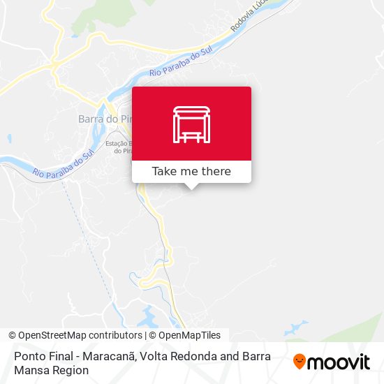 Ponto Final - Maracanã map