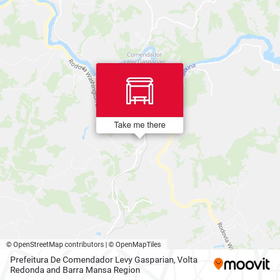 Prefeitura De Comendador Levy Gasparian map