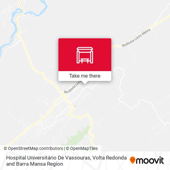 Hospital Universitário De Vassouras map