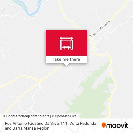 Mapa Rua Antônio Faustino Da Silva, 111