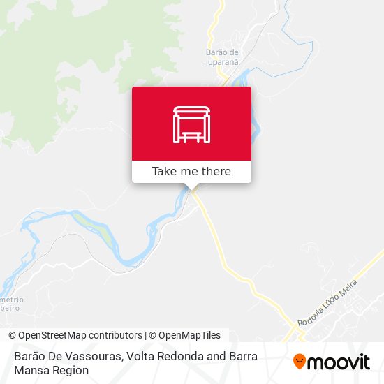 Barão De Vassouras map