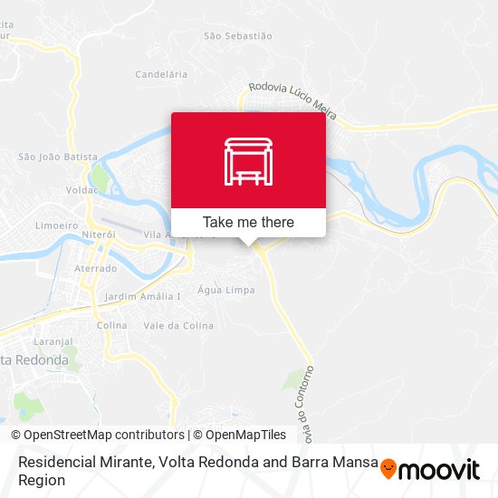 Residencial Mirante map