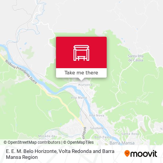 E. E. M. Belo Horizonte map