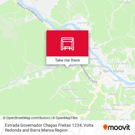 Estrada Governador Chagas Freitas 1234 map