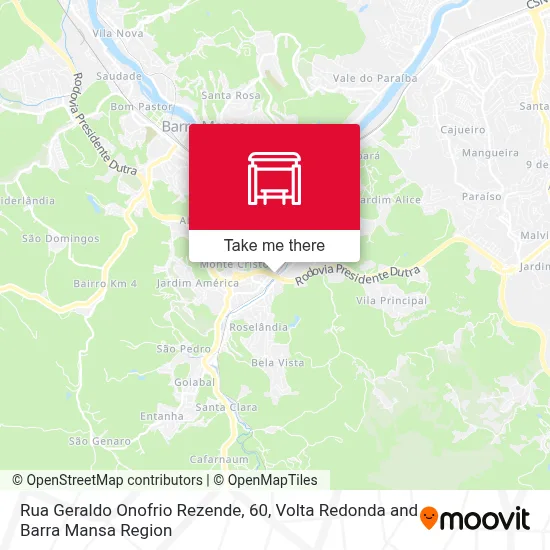 Rua Geraldo Onofrio Rezende, 60 map