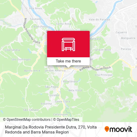 Marginal Da Rodovia Presidente Dutra, 270 map