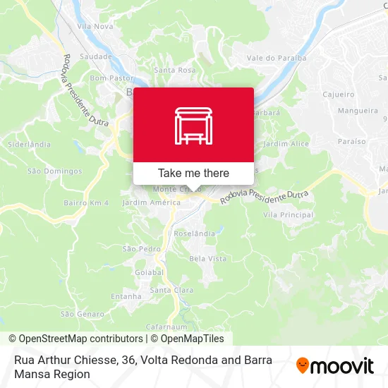 Rua Arthur Chiesse, 36 map