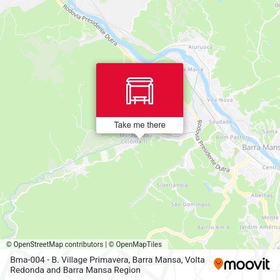 Bma-004 - B. Village Primavera, Barra Mansa map
