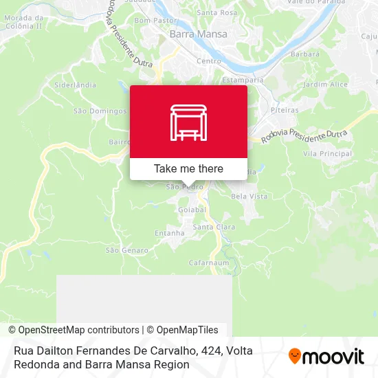 Rua Dailton Fernandes De Carvalho, 424 map