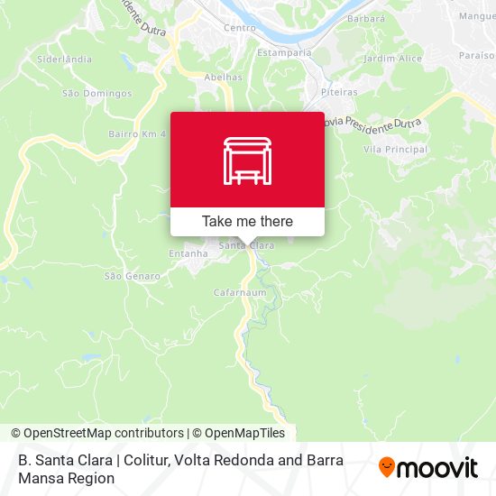 B. Santa Clara | Colitur map