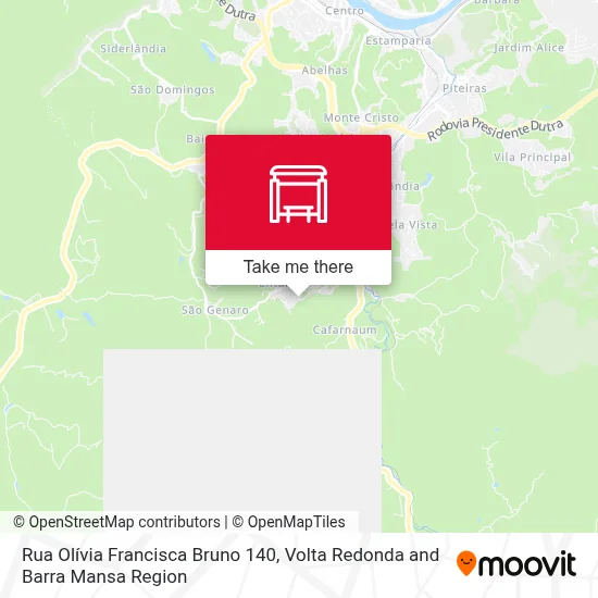 Rua Olívia Francisca Bruno 140 map