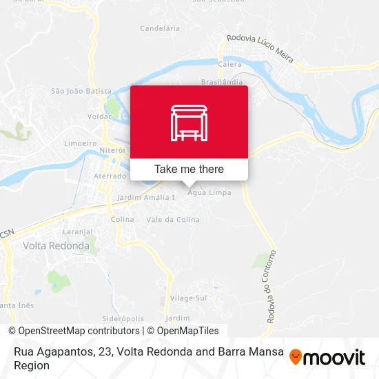 Rua Agapantos, 23 map