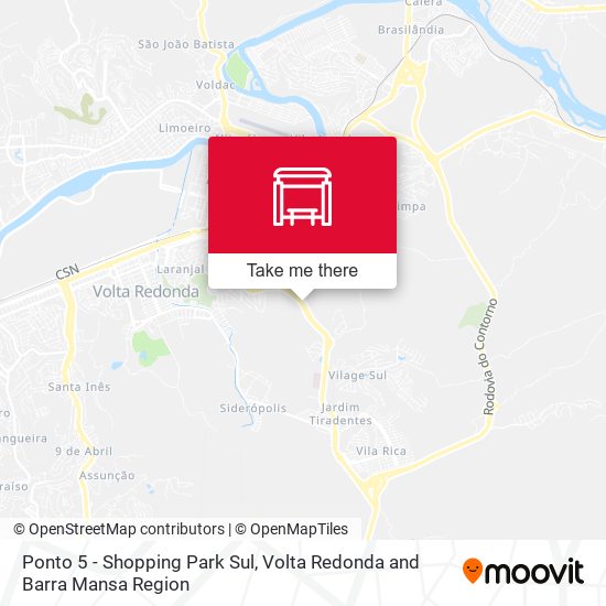 Ponto 5 - Shopping Park Sul map