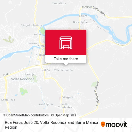 Rua Feres José 20 map