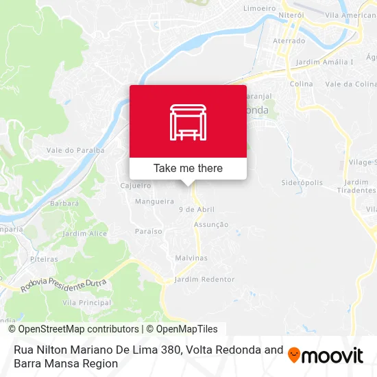 Rua Nilton Mariano De Lima 380 map