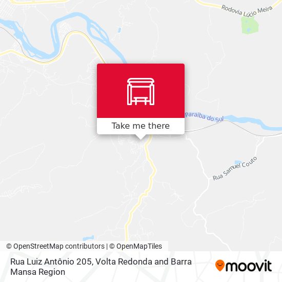 Mapa Rua Luiz Antônio 205