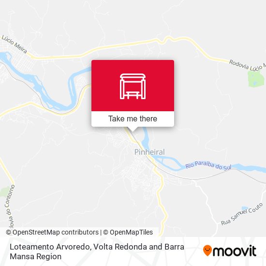 Loteamento Arvoredo map
