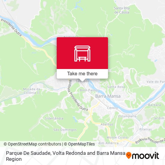 Mapa Parque De Saudade