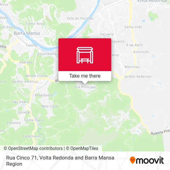 Rua Cinco 71 map