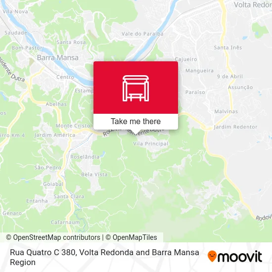 Rua Quatro C 380 map