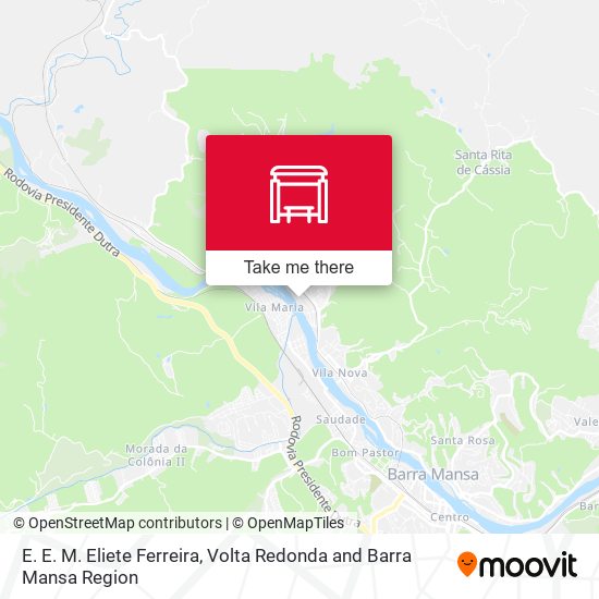 E. E. M. Eliete Ferreira map
