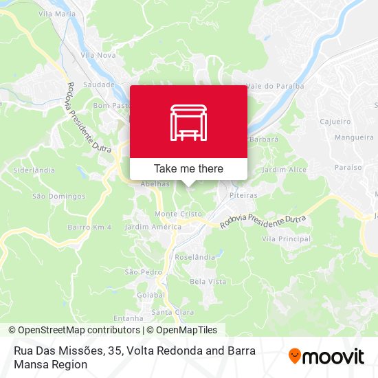 Rua Das Missões, 35 map
