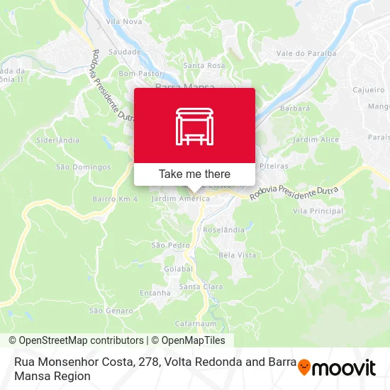 Rua Monsenhor Costa, 278 map