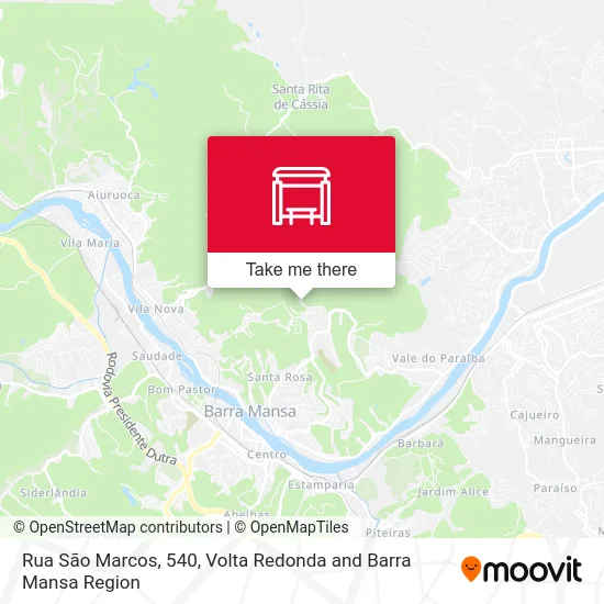 Rua São Marcos, 540 map