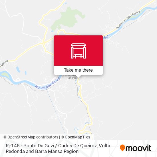 Rj-145 - Ponto Da Gavi / Carlos De Queiróz map