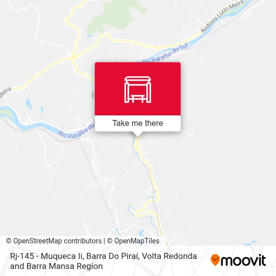 Rj-145 - Muqueca Ii, Barra Do Piraí map
