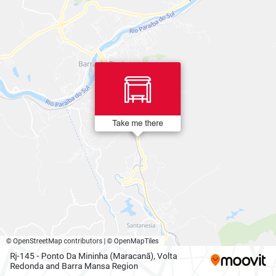 Rj-145 - Ponto Da Mininha (Maracanã) map
