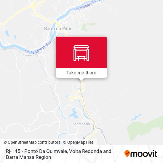 Rj-145 - Ponto Da Quimvale map