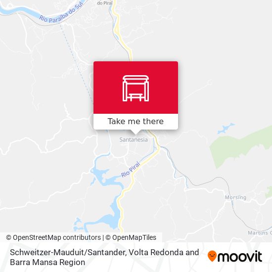 Schweitzer-Mauduit/Santander map