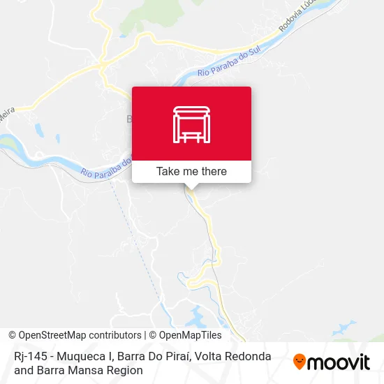 Rj-145 - Muqueca I, Barra Do Piraí map