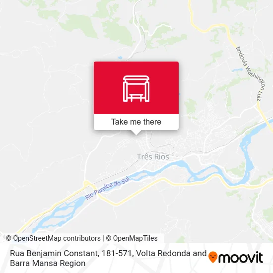 Rua Benjamin Constant, 181-571 map