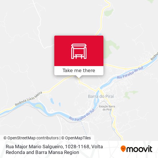Rua Major Mario Salgueiro, 1028-1168 map