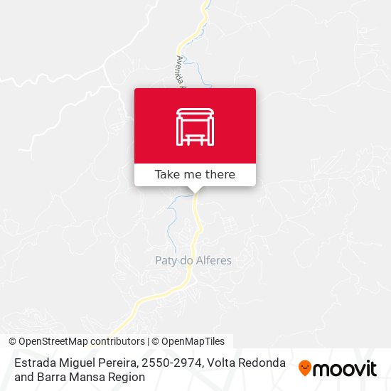 Estrada Miguel Pereira, 2550-2974 map