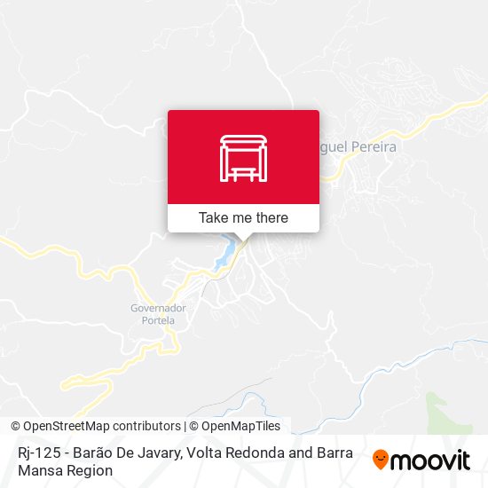 Rj-125 - Barão De Javary map