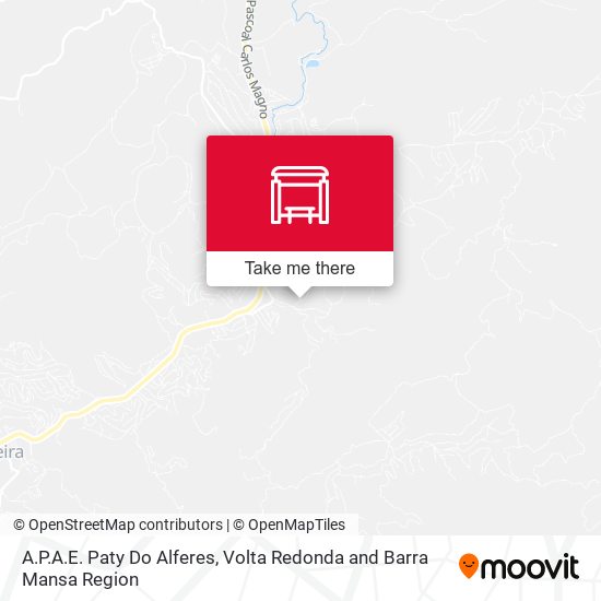 A.P.A.E. Paty Do Alferes map