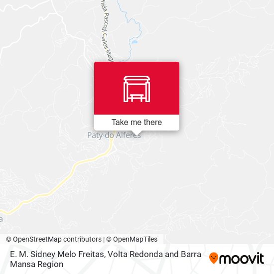 E. M. Sidney Melo Freitas map