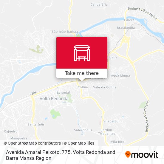 Mapa Avenida Amaral Peixoto, 775